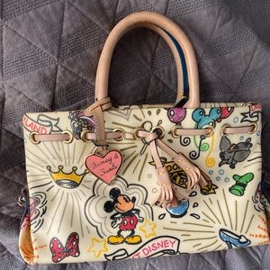 Dooney & Burke Disney Sketch Tassel Tote